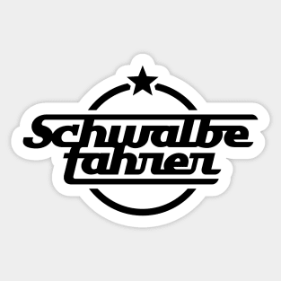 Simson Schwalbe Driver / Schwalbefahrer (black) Sticker